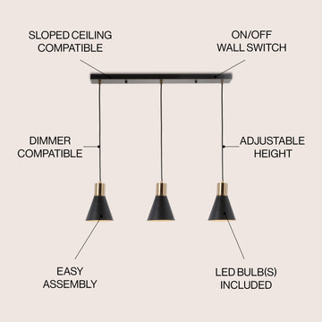 Apollo Metal LED Pendant